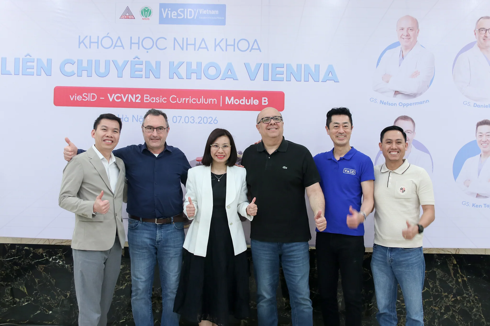 Bác sĩ Nguyễn Quang Trung tại khóa học nha khoa liên chuyên khoa Vienna VieSID về cắn khớp